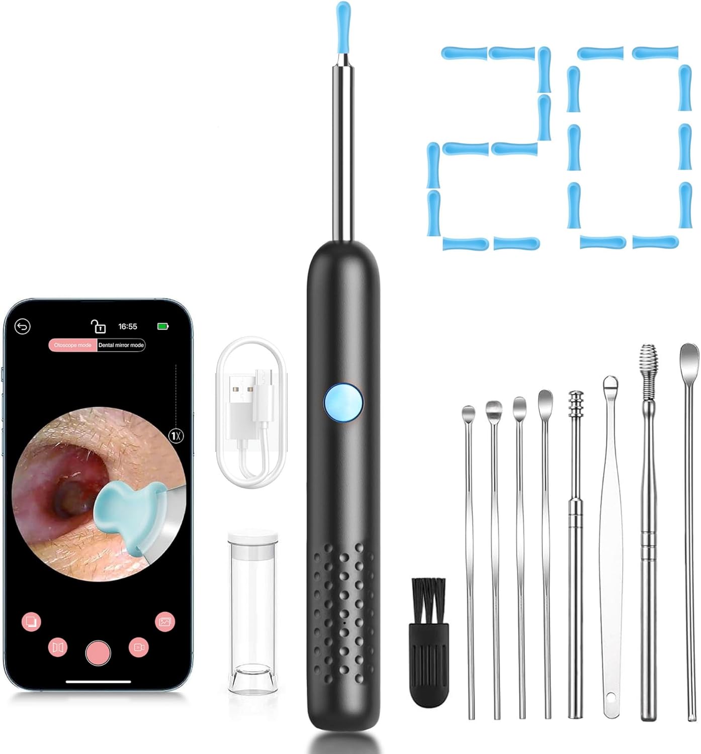 Soniclaire™ Precision Ear Wax Remover Set